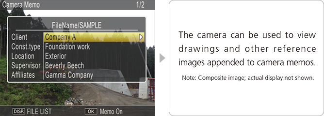 Camera memos: image management made easy