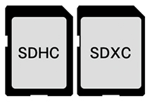 SDHC　SDXC